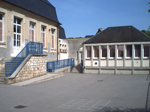 Cour intérieure de l'école